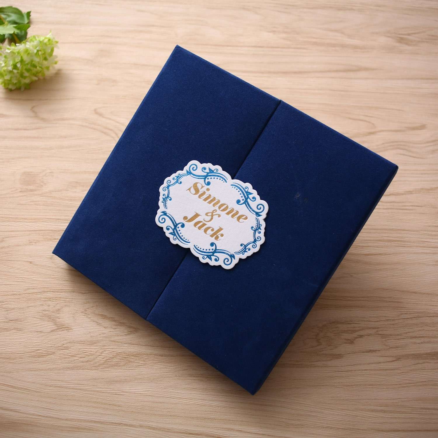 Hardcover Box Transparent Acrylic Invitation Card Slap-up Wedding Invitation Card